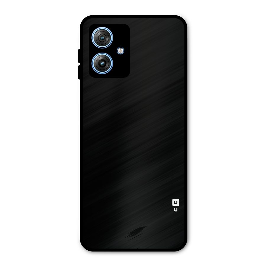 Just Black Metal Back Case for Moto G54