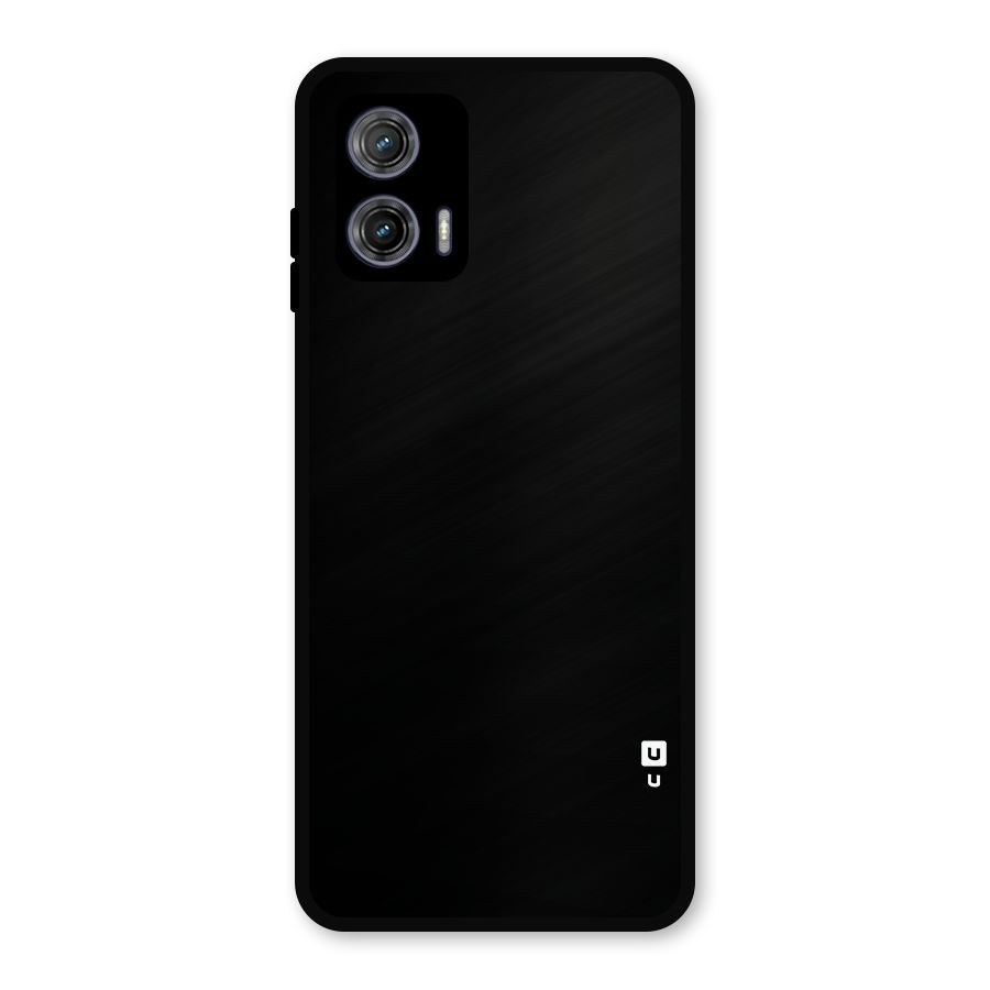 Just Black Metal Back Case for Moto G73