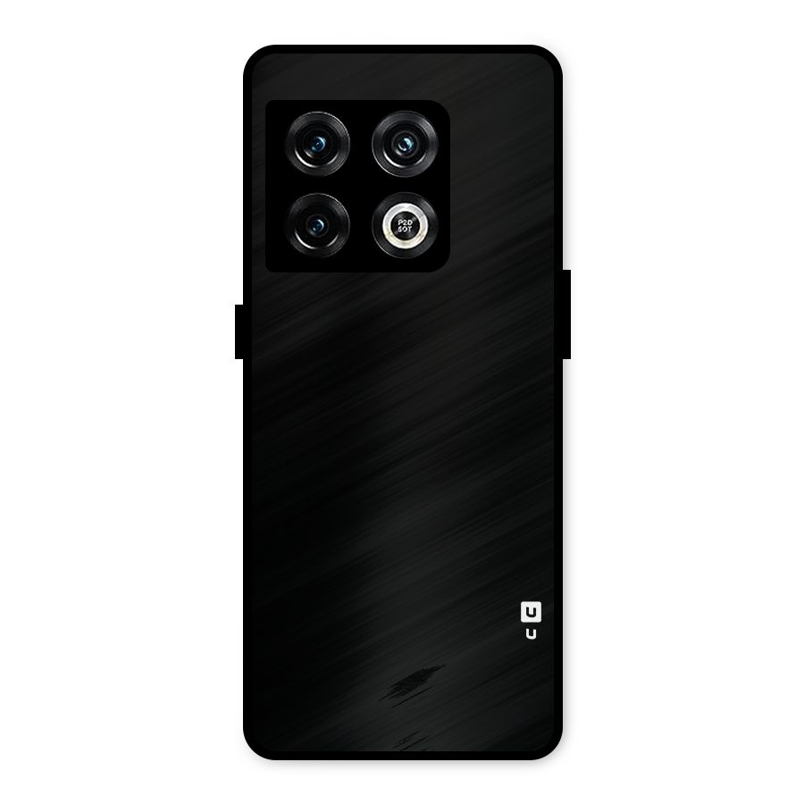 Just Black Metal Back Case for OnePlus 10 Pro 5G