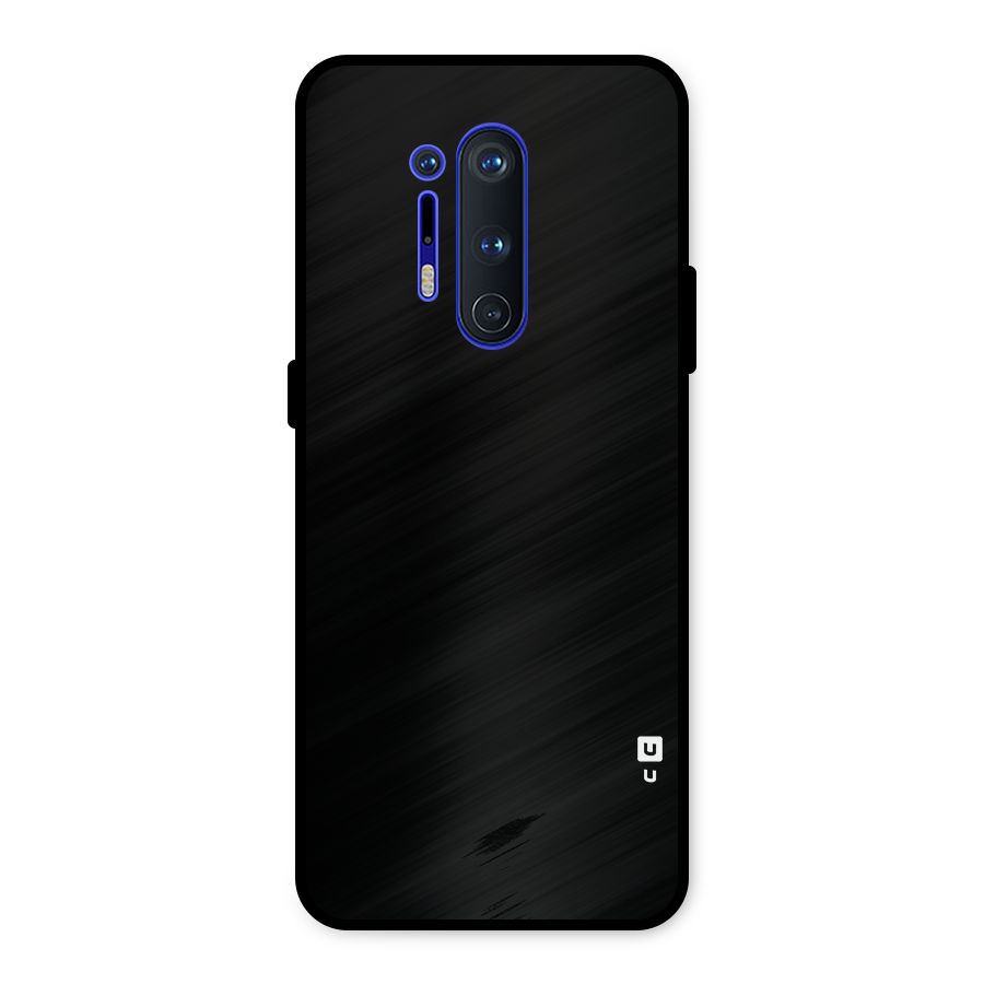 Just Black Metal Back Case for OnePlus 8 Pro