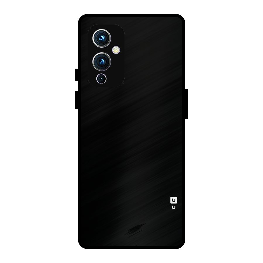 Just Black Metal Back Case for OnePlus 9