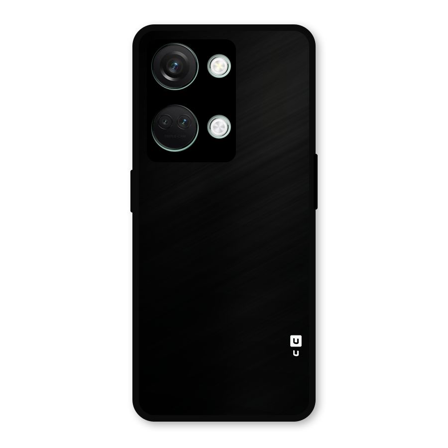 Just Black Metal Back Case for OnePlus Nord 3
