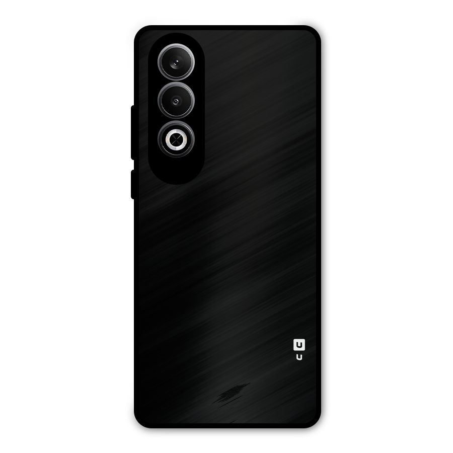 Just Black Metal Back Case for OnePlus Nord CE4