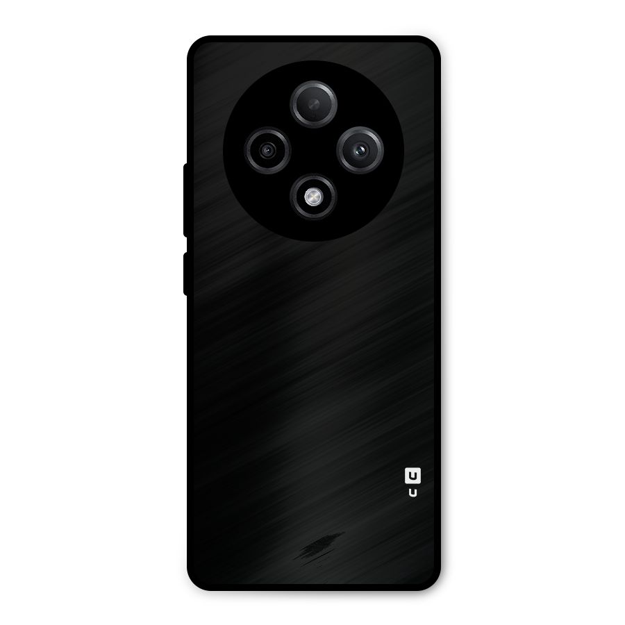 Just Black Metal Back Case for Oppo F27 Pro Plus