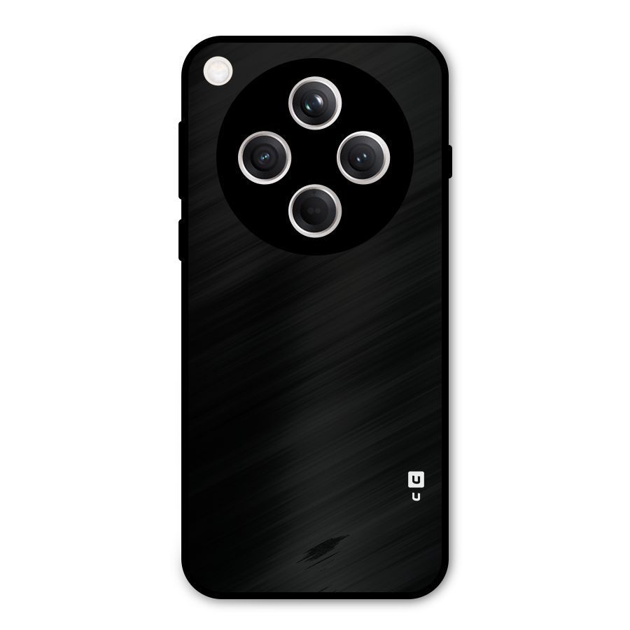 Just Black Metal Back Case for Oppo Find X8