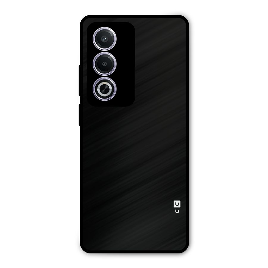 Just Black Metal Back Case for Oppo K12x