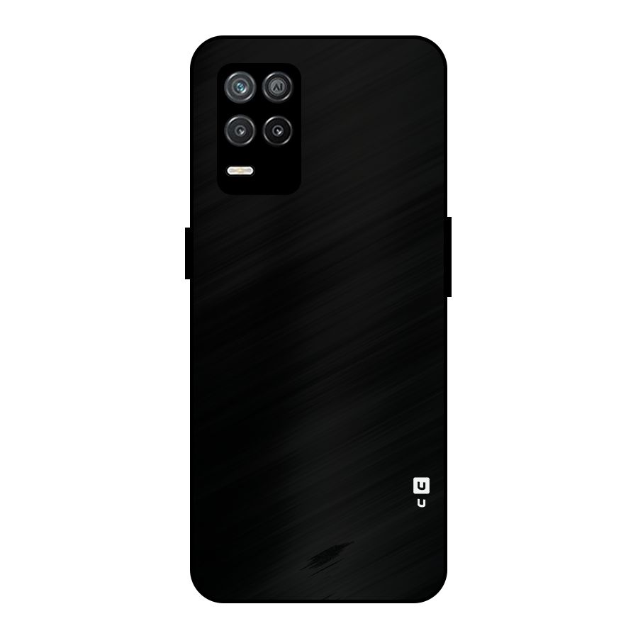 Just Black Metal Back Case for Realme 8s 5G