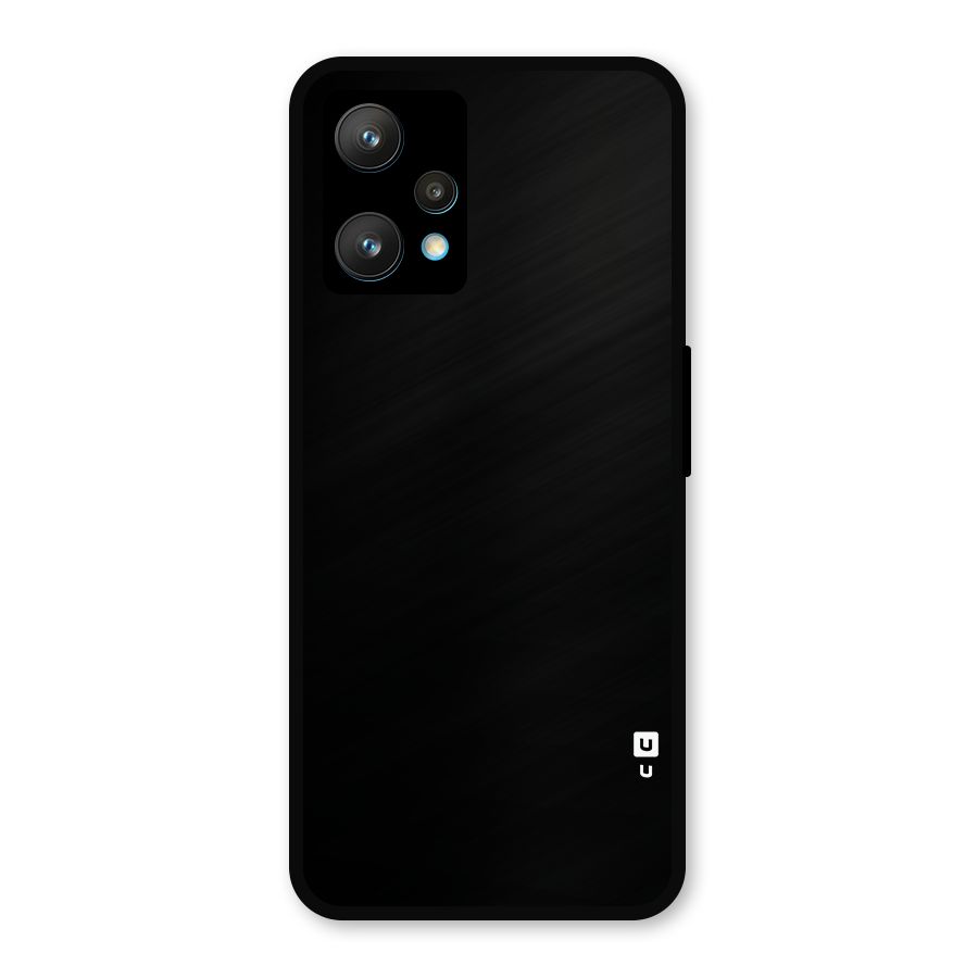 Just Black Metal Back Case for Realme 9 Pro Plus 5G