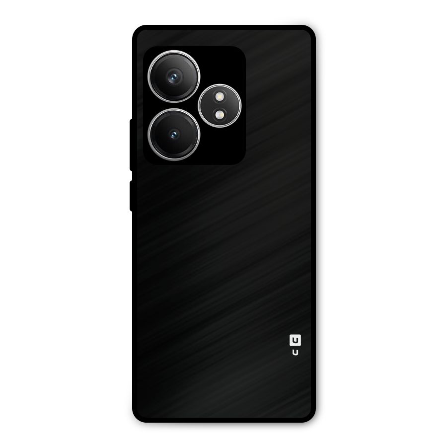 Just Black Metal Back Case for Realme GT 6T