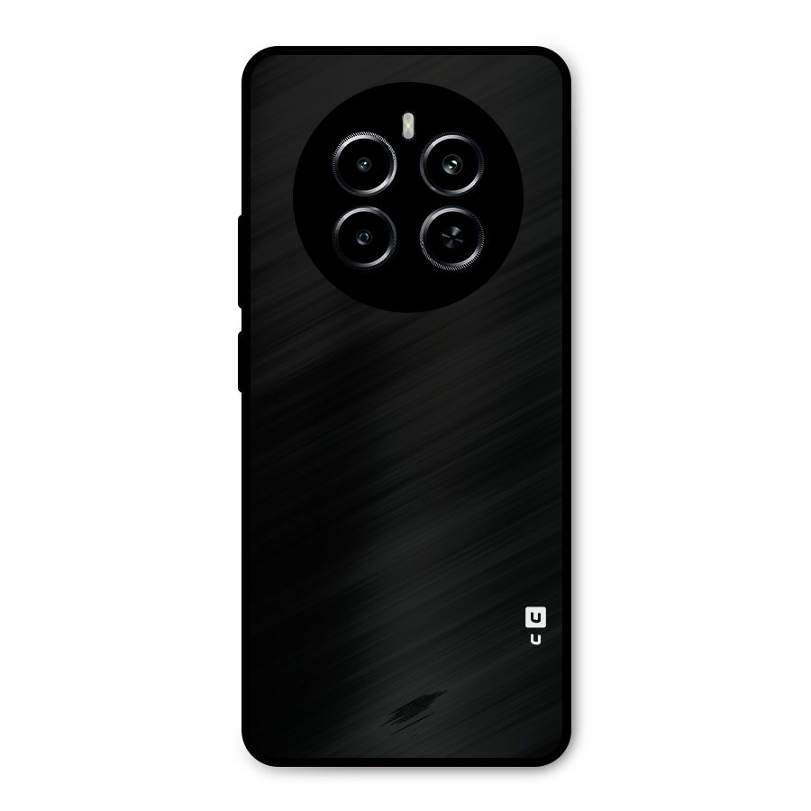 Just Black Metal Back Case for Realme P1