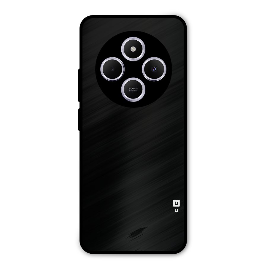 Just Black Metal Back Case for Redmi 14C