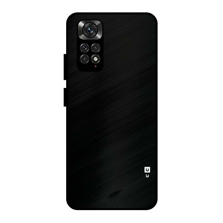 Just Black Metal Back Case for Redmi Note 11 Pro Plus 5G