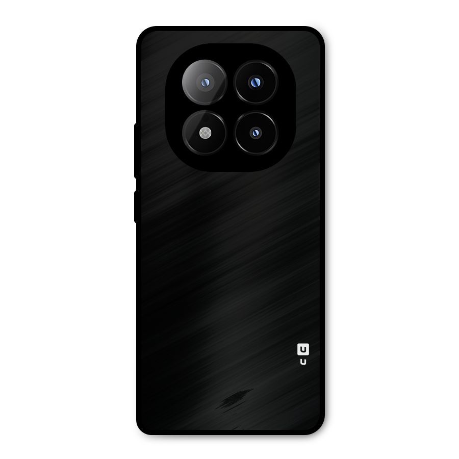 Just Black Metal Back Case for Redmi Note 14 Pro Plus 5G