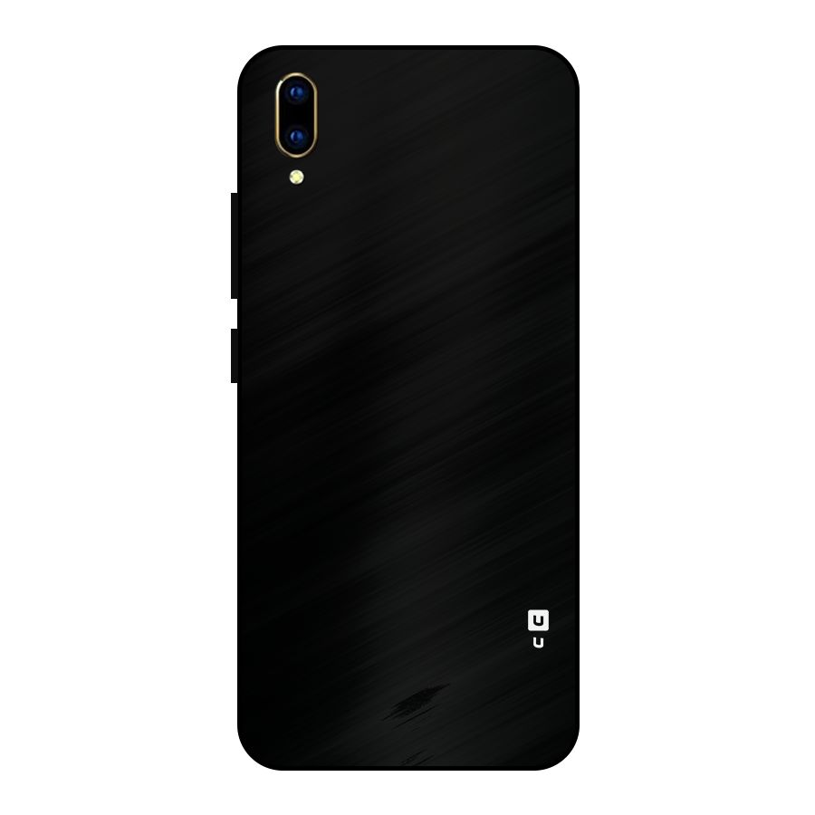 Just Black Metal Back Case for Vivo V11 Pro