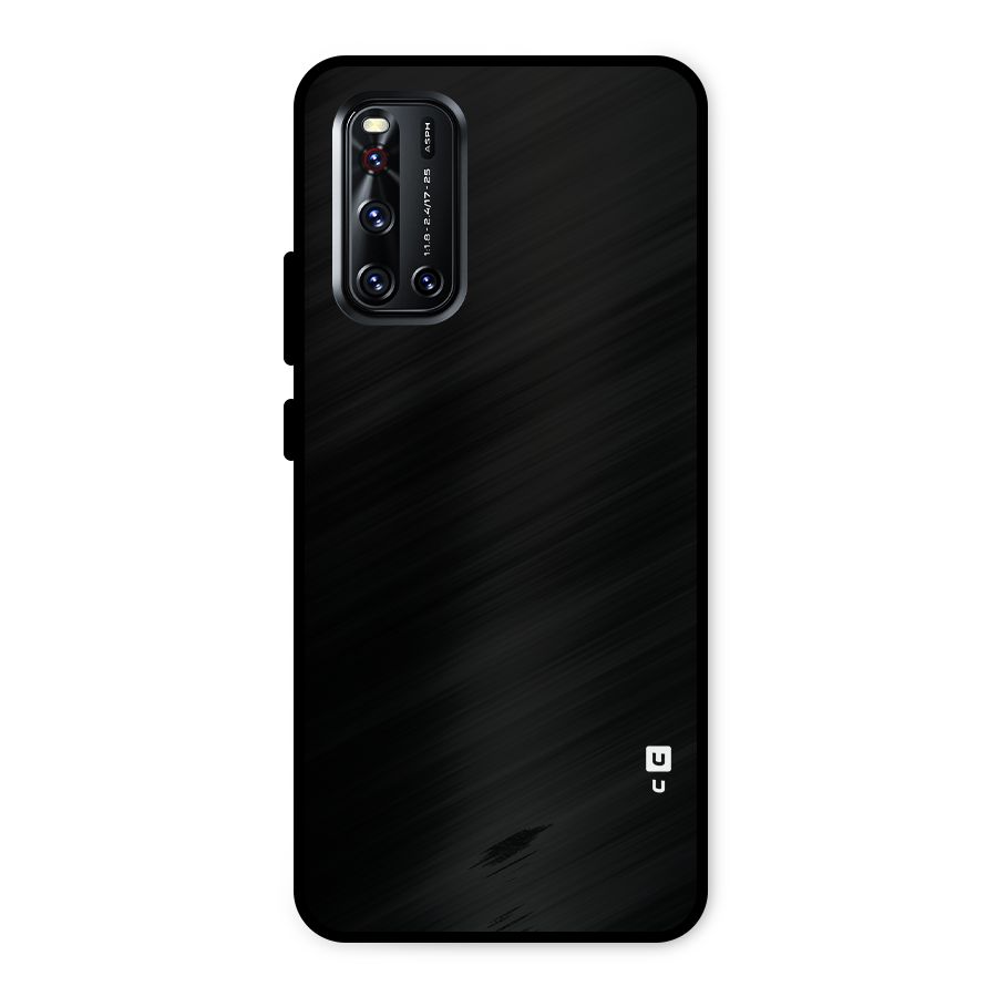 Just Black Metal Back Case for Vivo V19