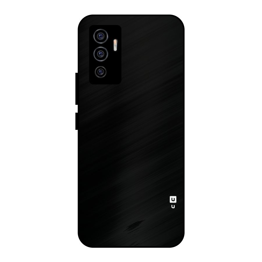 Just Black Metal Back Case for Vivo V23e