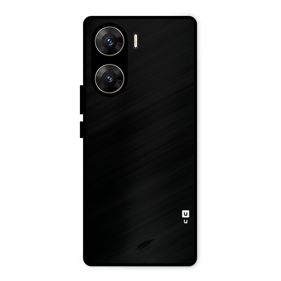 Just Black Metal Back Case for Vivo V29e