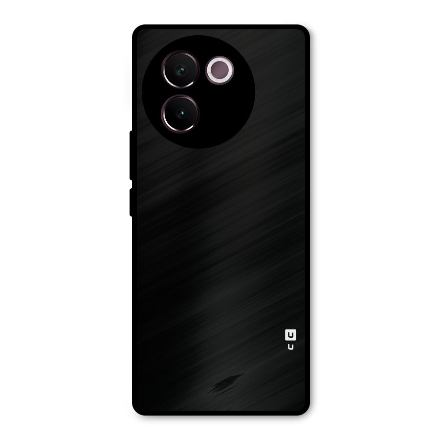 Just Black Metal Back Case for Vivo V30e