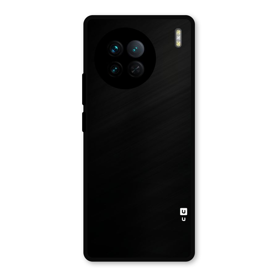 Just Black Metal Back Case for Vivo X90