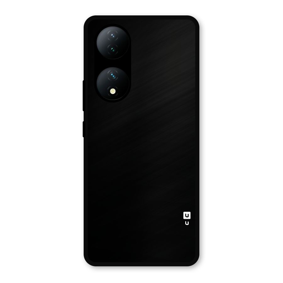 Just Black Metal Back Case for Vivo Y100a
