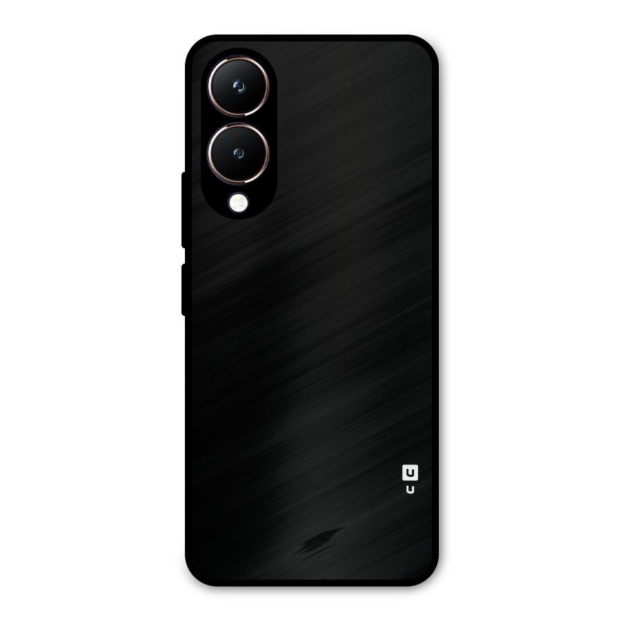 Just Black Metal Back Case for Vivo Y28