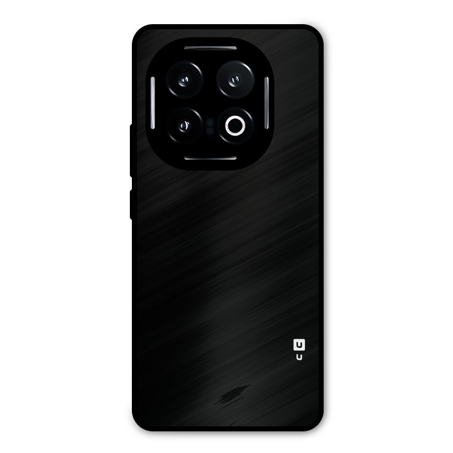 Just Black Metal Back Case for iQOO 13