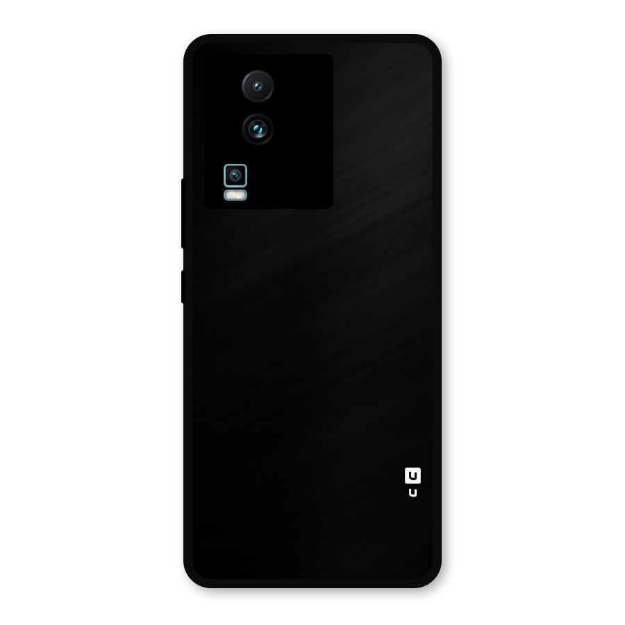 Just Black Metal Back Case for iQOO Neo 7 Pro