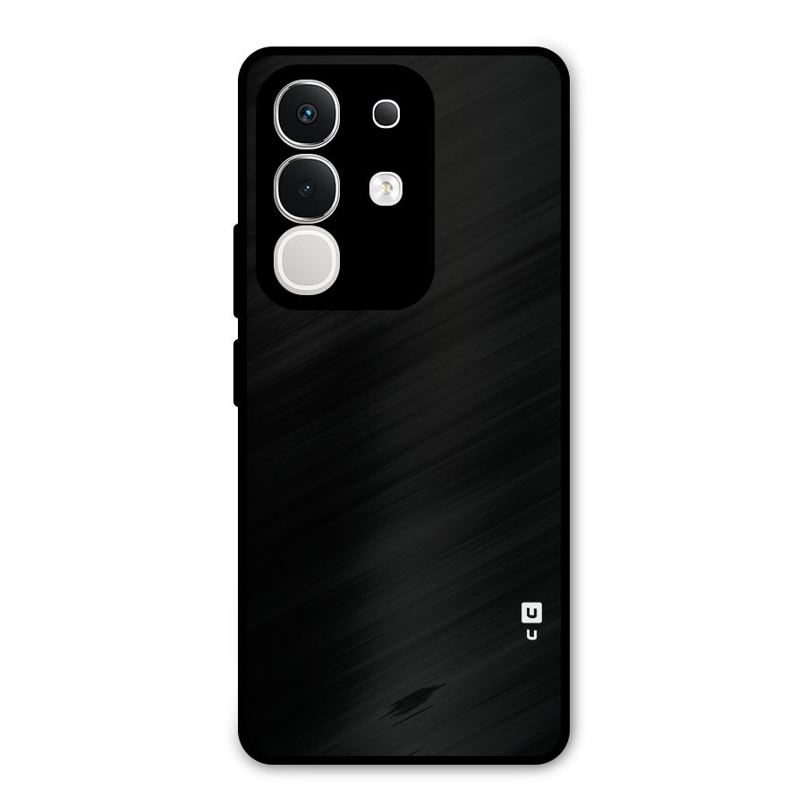 Just Black Metal Back Case for iQOO Z10x