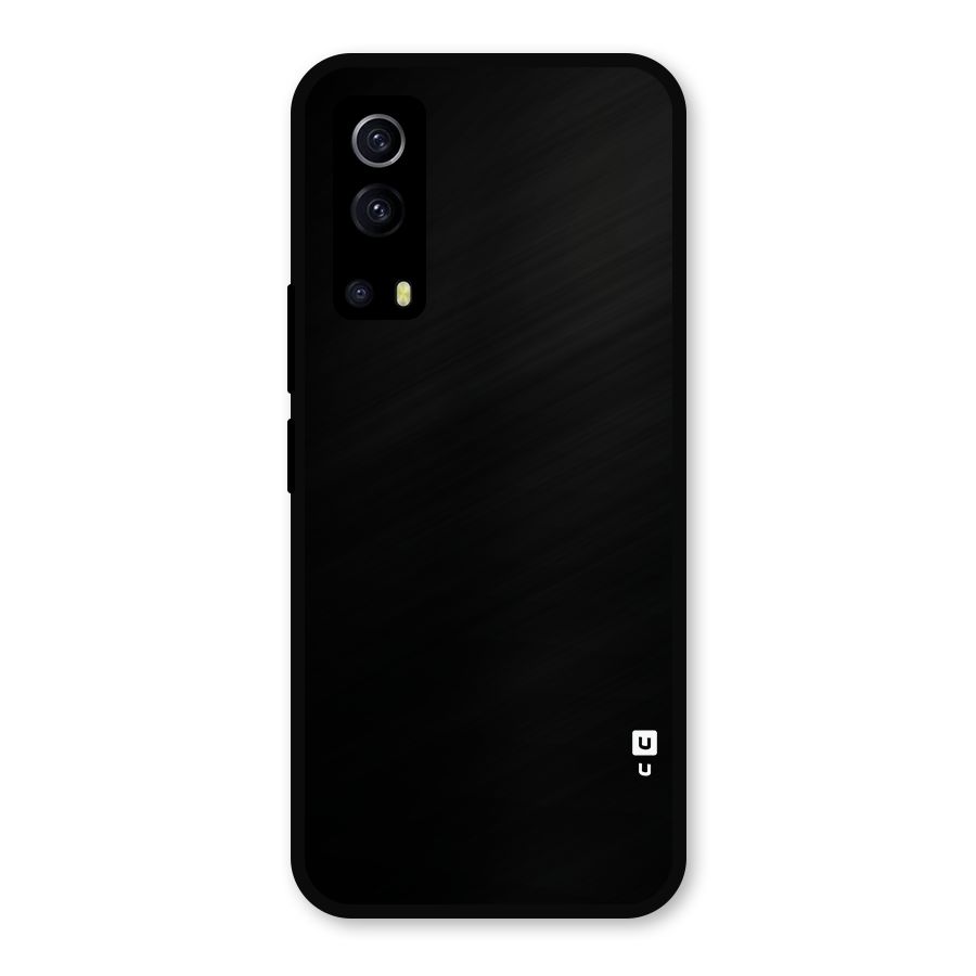 Just Black Metal Back Case for iQOO Z3