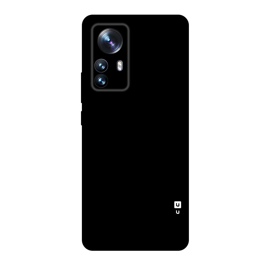 Just Black Original Polycarbonate Back Case for Xiaomi 12 Pro