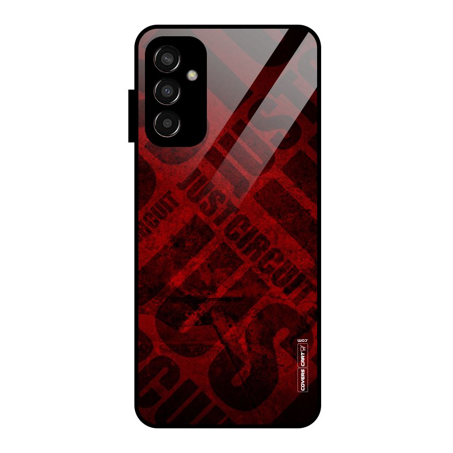 Just Circuit Glass Back Case for Galaxy F13