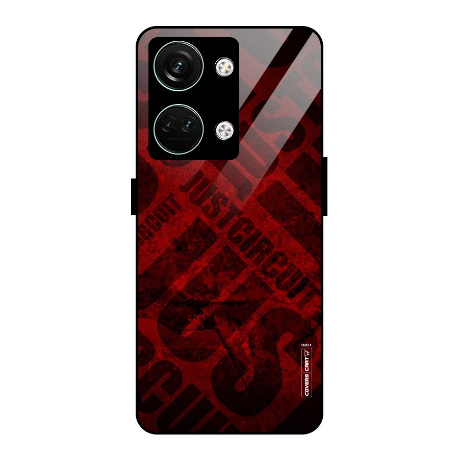 Just Circuit Glass Back Case for Oneplus Nord 3