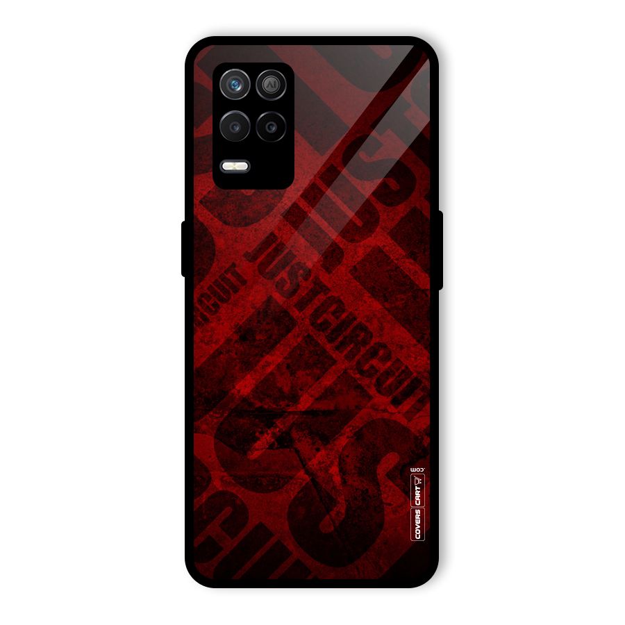 Just Circuit Glass Back Case for Realme 8s 5G