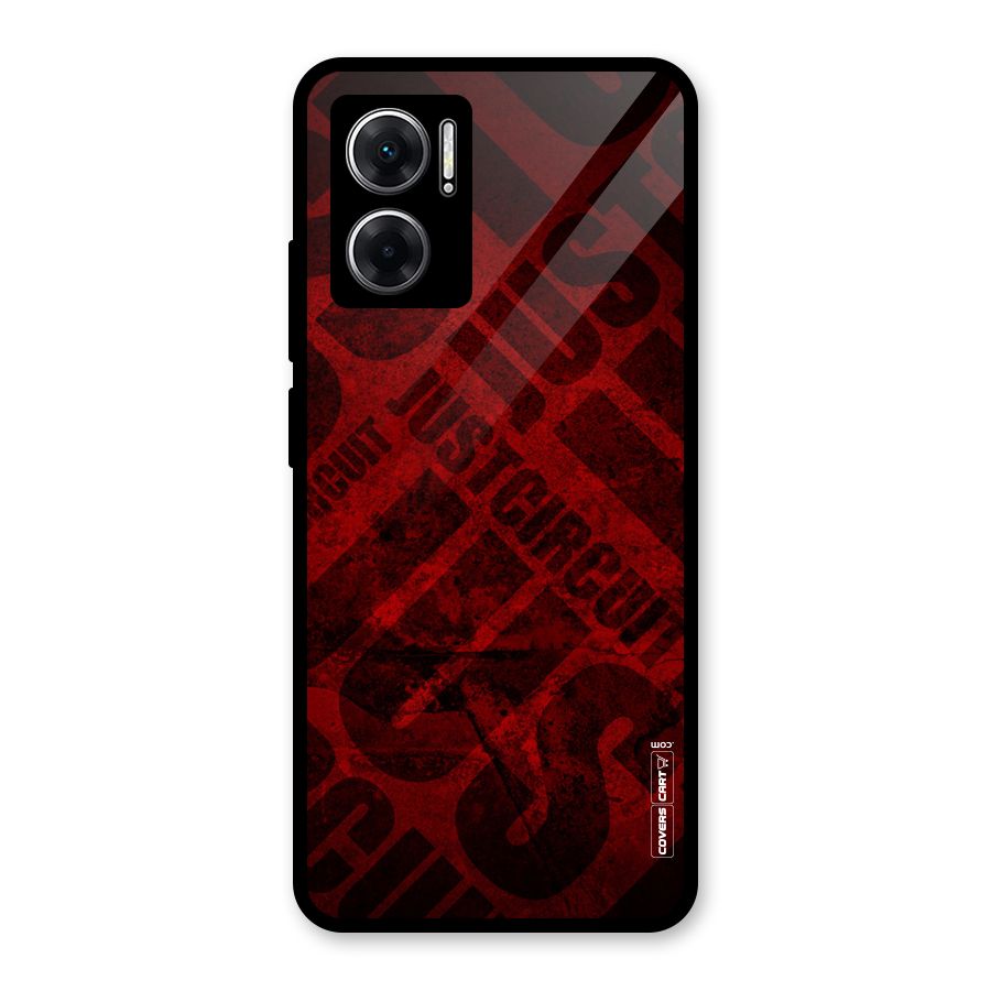 Just Circuit Glass Back Case for Redmi 11 Prime 5G