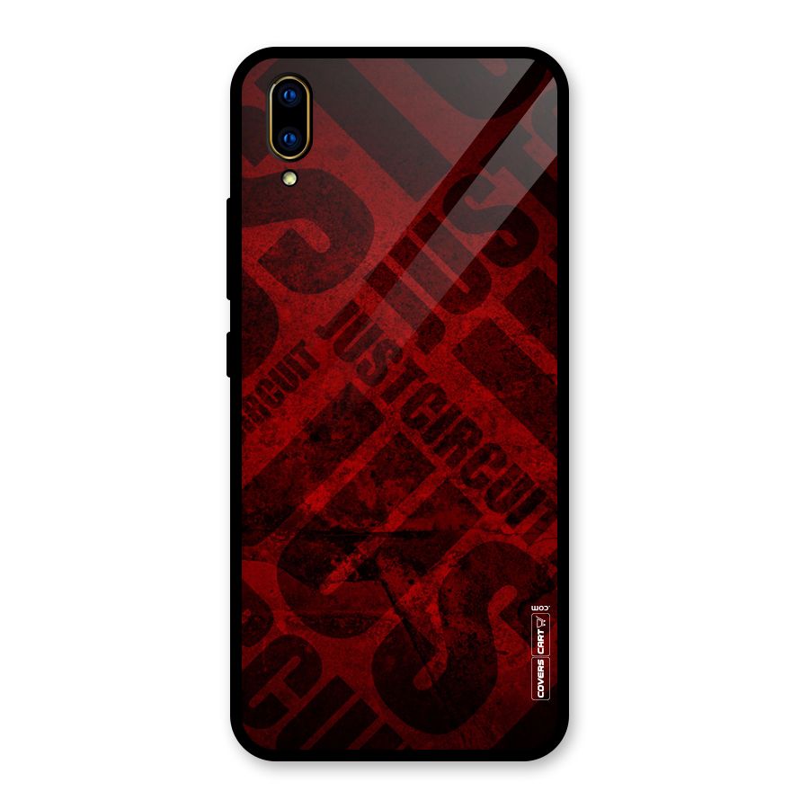 Just Circuit Glass Back Case for Vivo V11 Pro