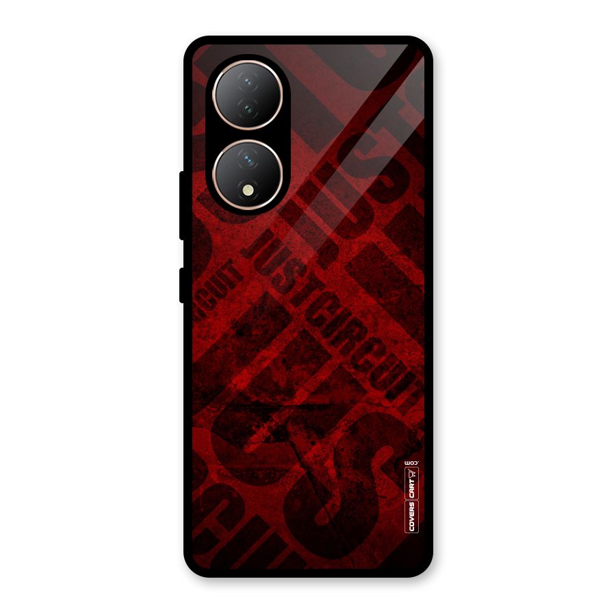 Just Circuit Glass Back Case for Vivo Y100A