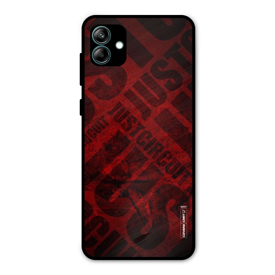 Just Circuit Metal Back Case for Galaxy A04