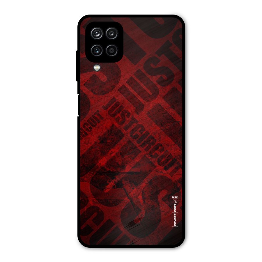 Just Circuit Metal Back Case for Galaxy A12