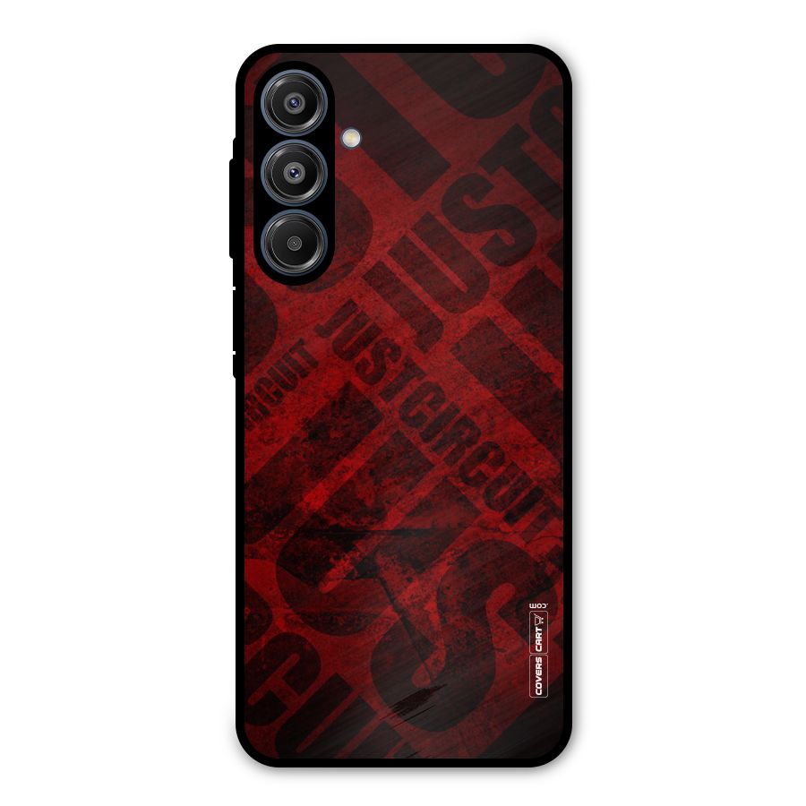 Just Circuit Metal Back Case for Galaxy A16 5G