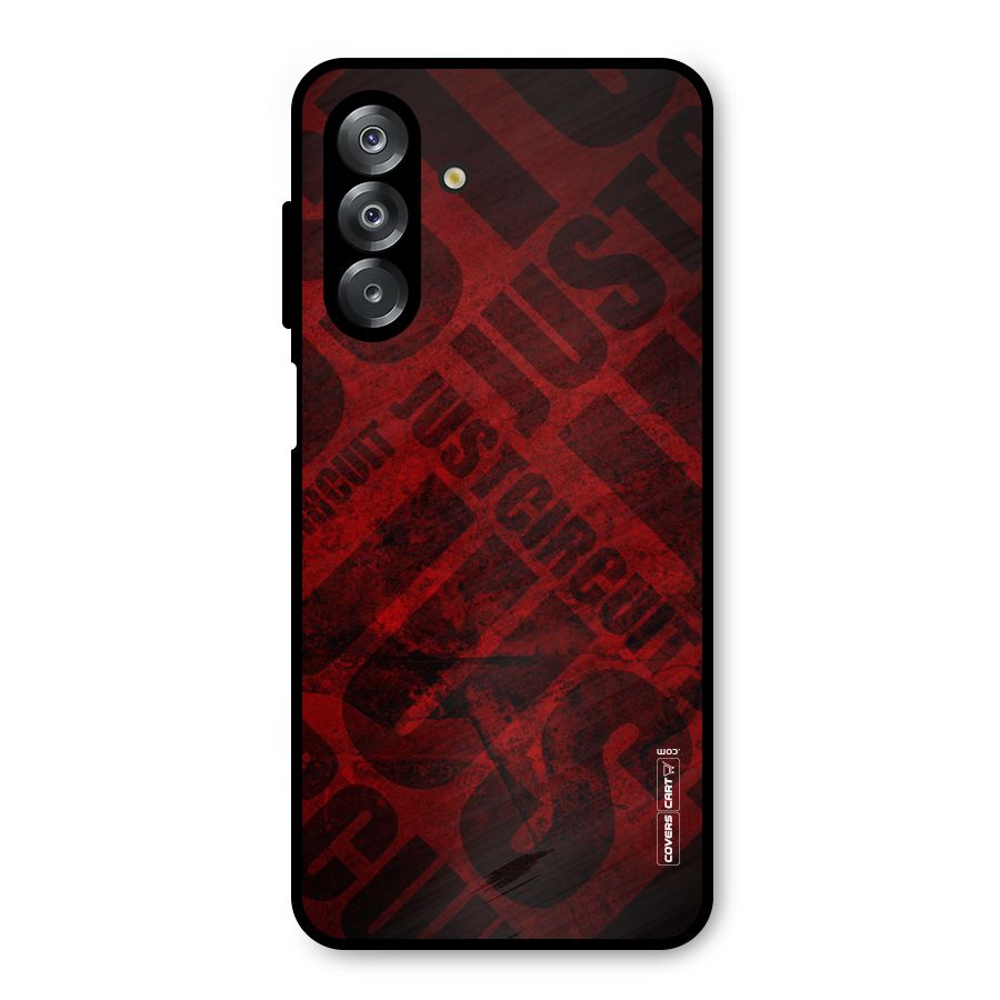 Just Circuit Metal Back Case for Galaxy A26