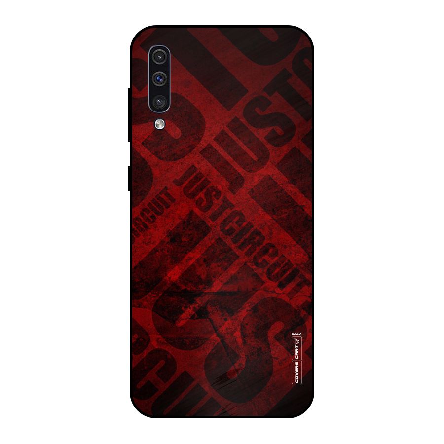 Just Circuit Metal Back Case for Galaxy A50s