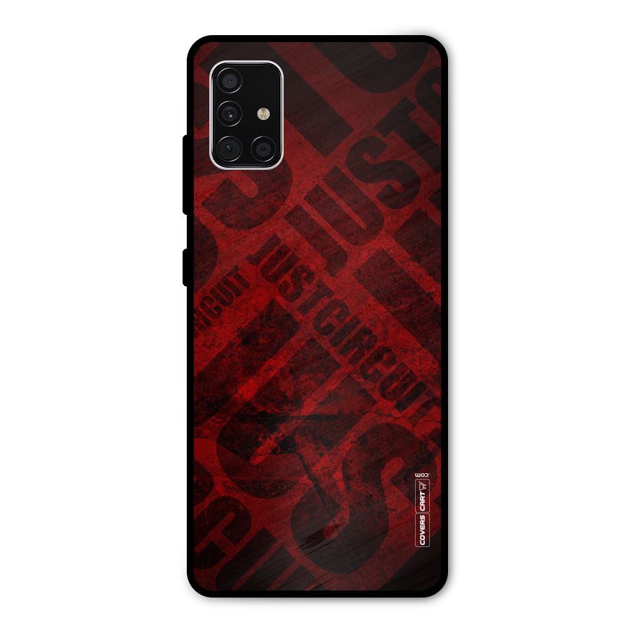 Just Circuit Metal Back Case for Galaxy A51