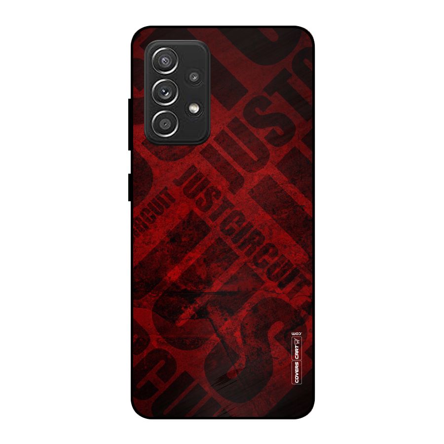 Just Circuit Metal Back Case for Galaxy A52
