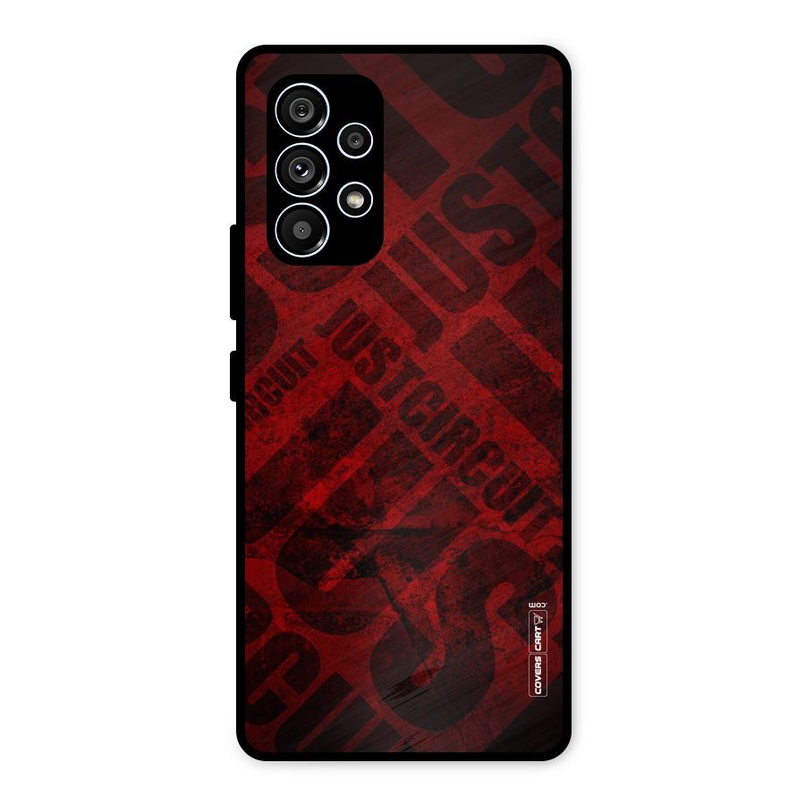 Just Circuit Metal Back Case for Galaxy A53 5G