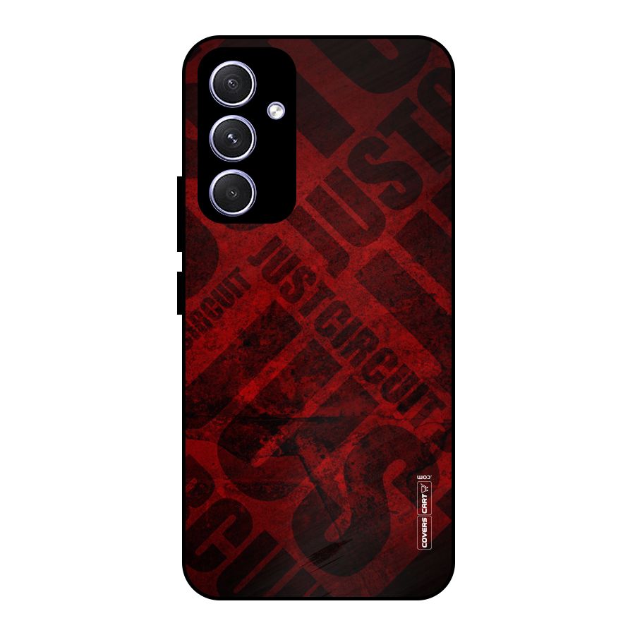 Just Circuit Metal Back Case for Galaxy A54