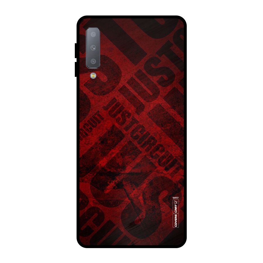 Just Circuit Metal Back Case for Galaxy A7 (2018)