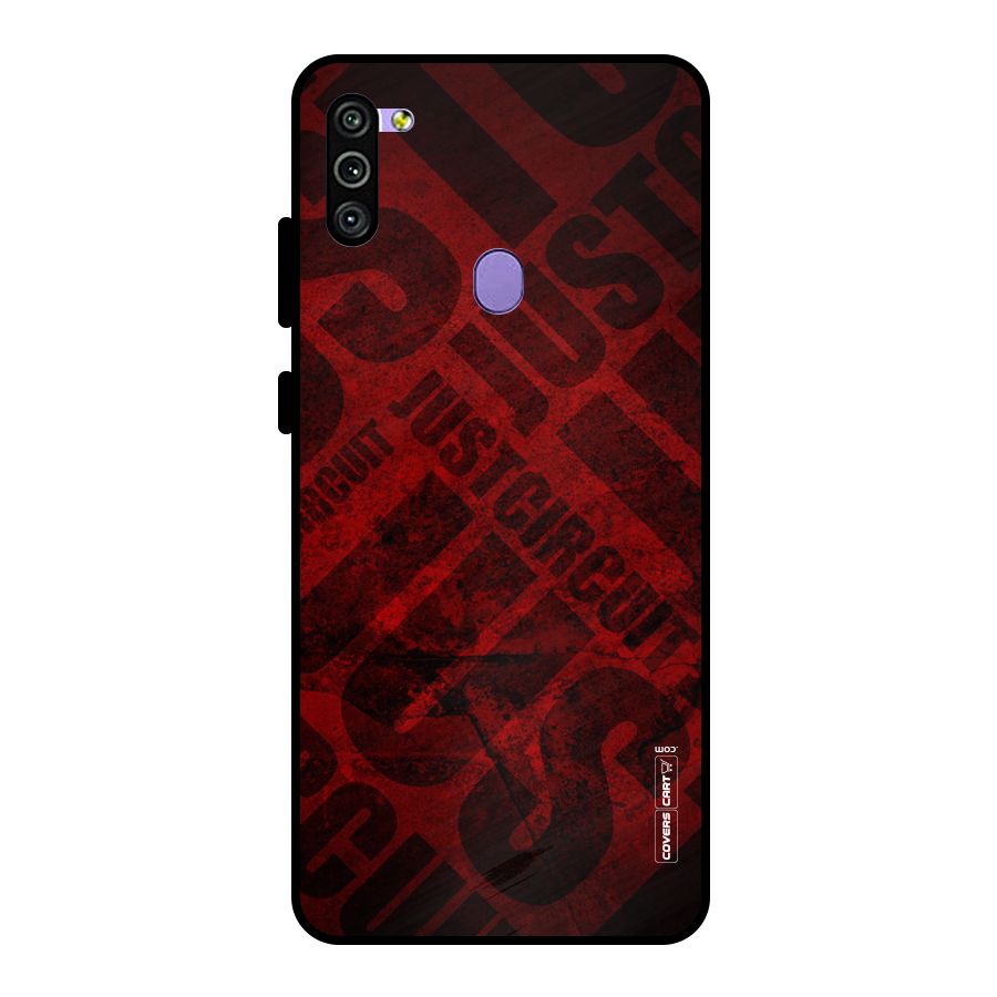 Just Circuit Metal Back Case for Galaxy M11