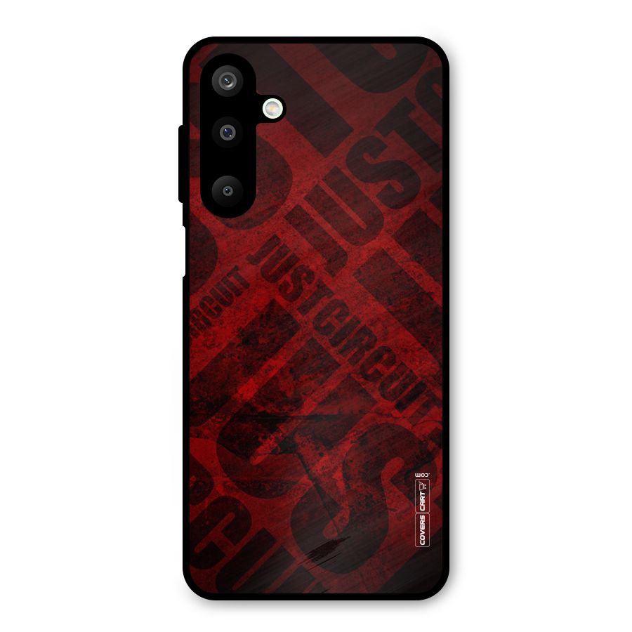 Just Circuit Metal Back Case for Galaxy M16