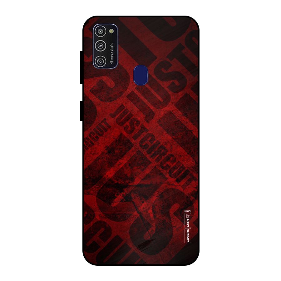 Just Circuit Metal Back Case for Galaxy M30s