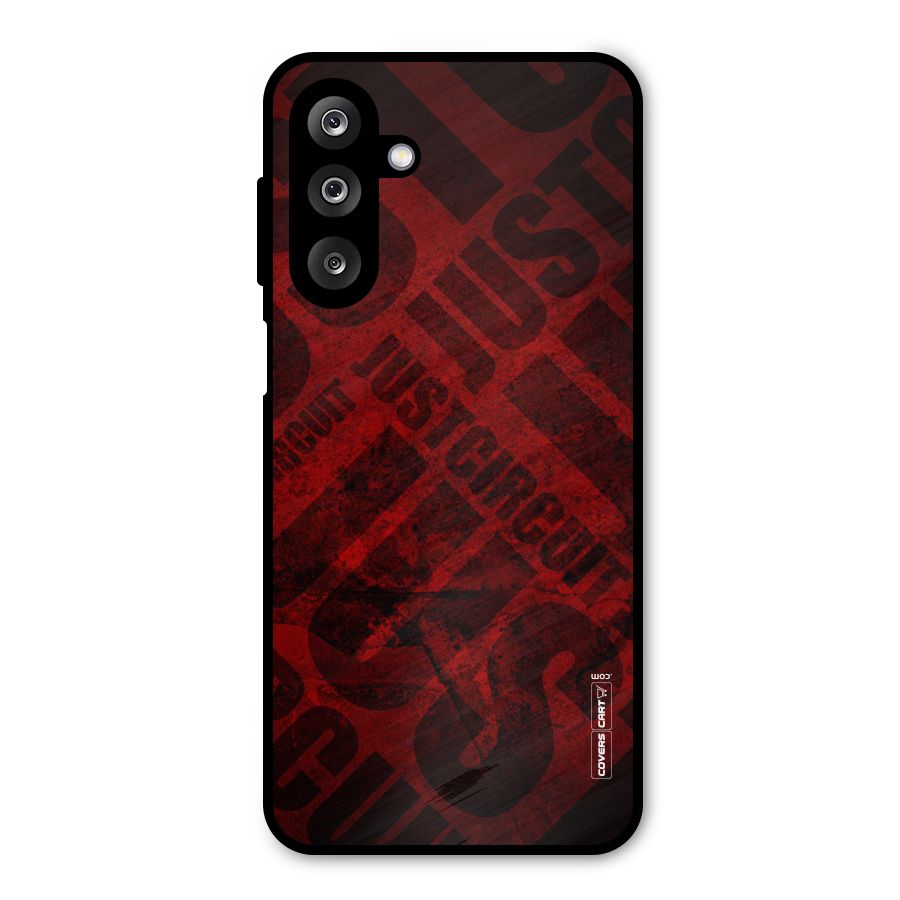 Just Circuit Metal Back Case for Galaxy M36